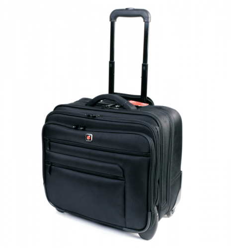 laptop in a suitcase